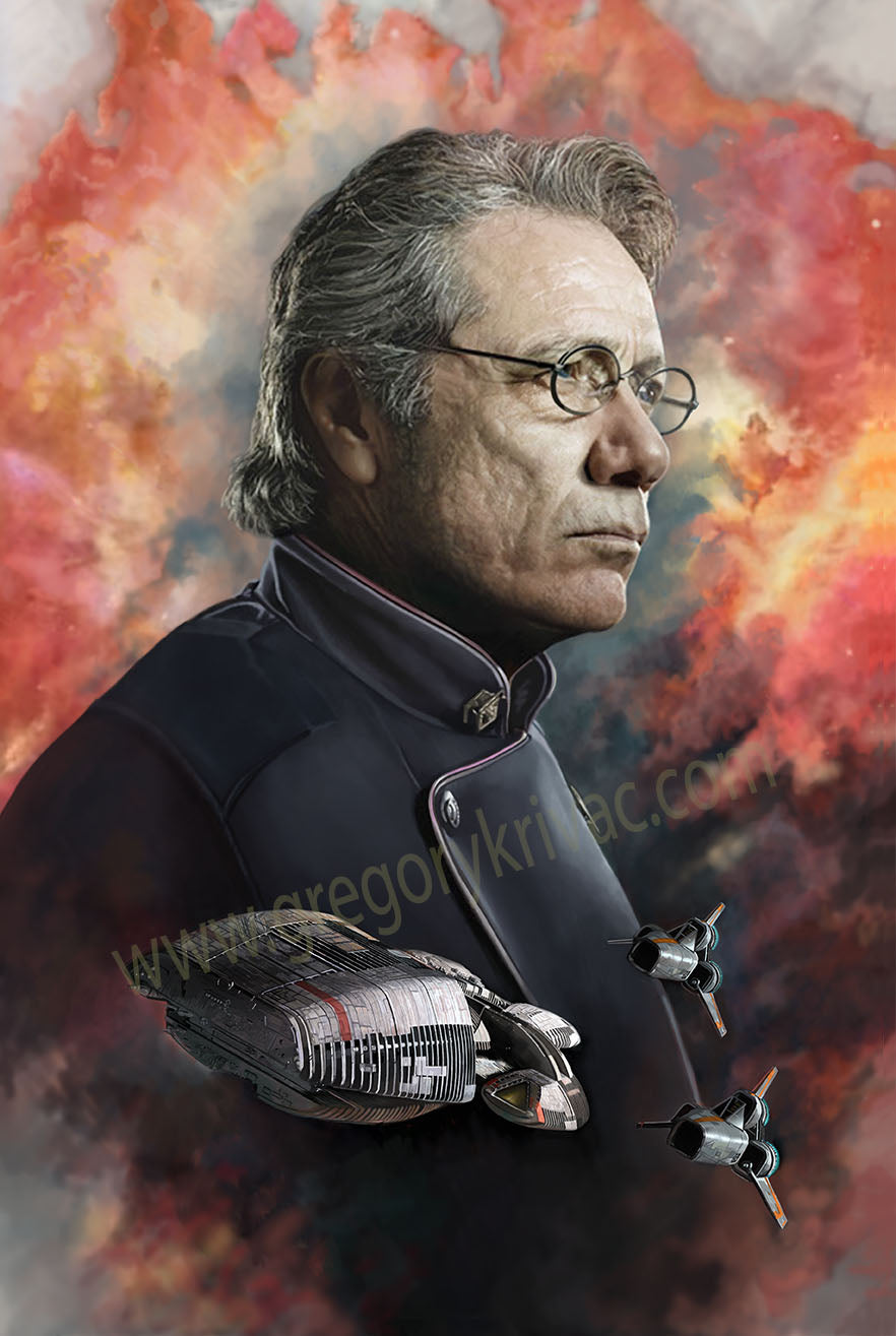 Battlestar Galactica-Admiral William Adama
