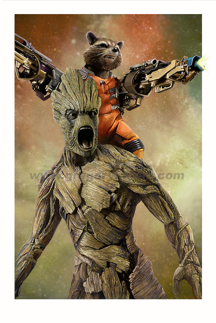 Guardians Gold Series: Rocket and Groot