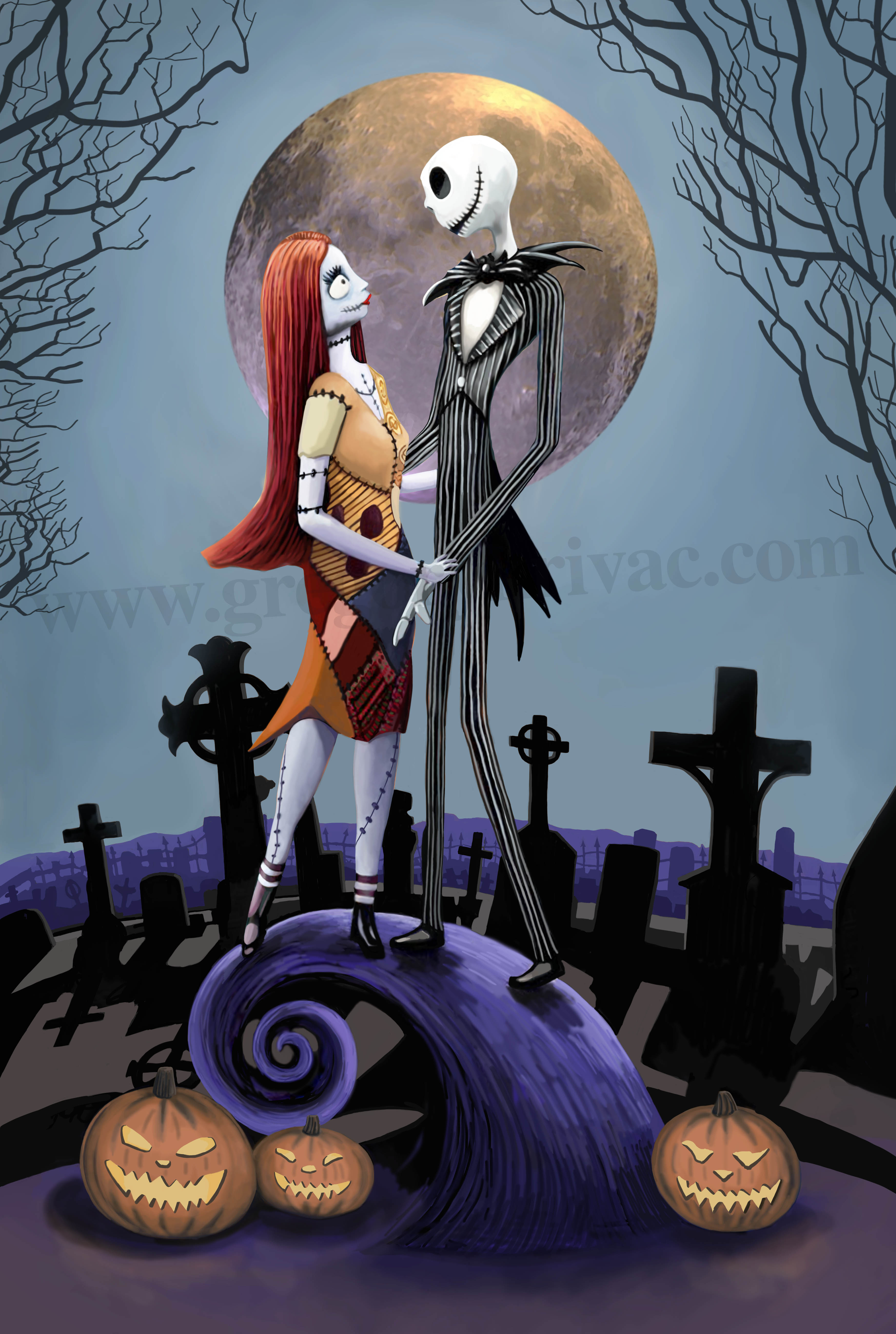 Nightmare Before Christmas – Gregory Krivac Art