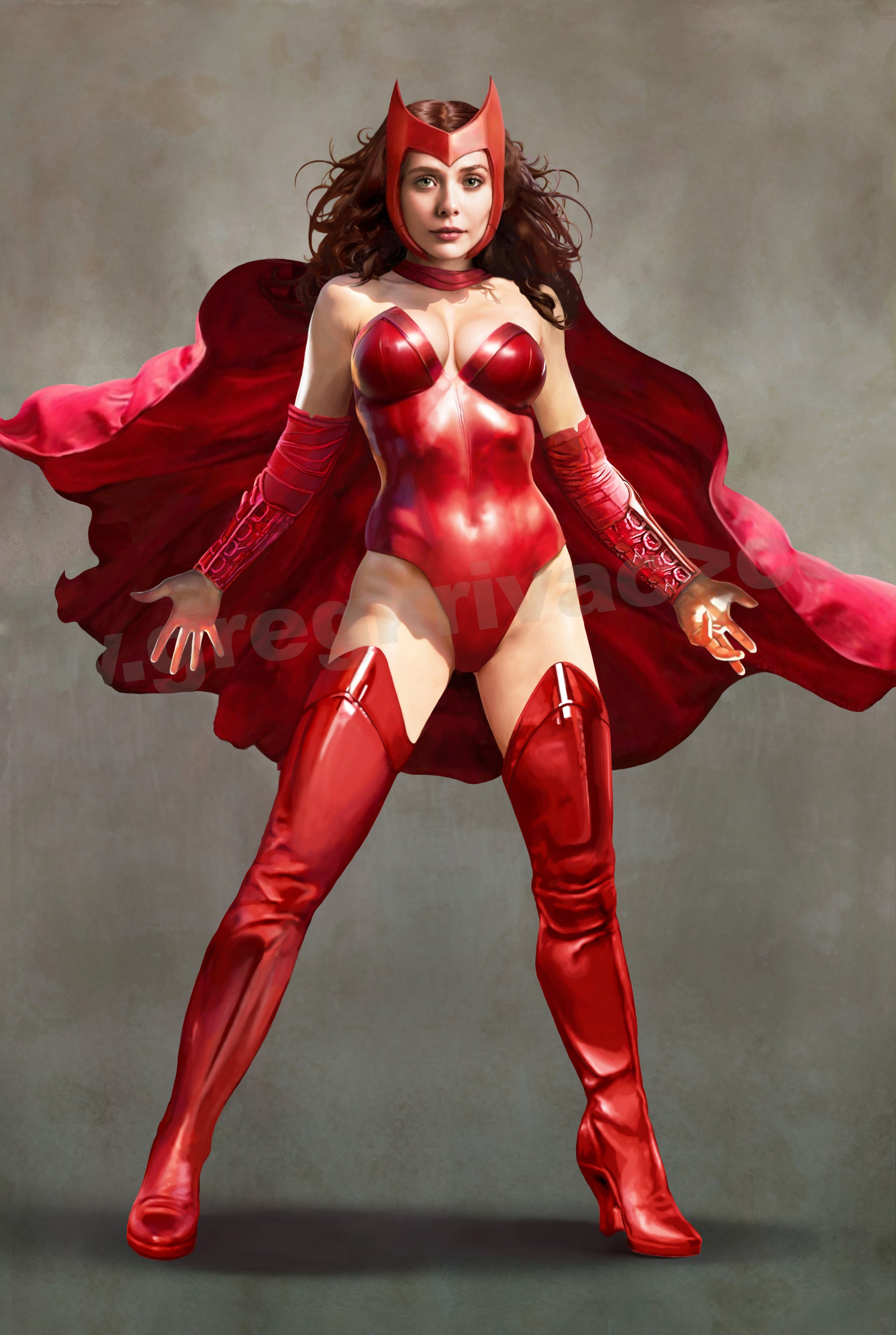 Scarlet Witch- Premium – Gregory Krivac Art