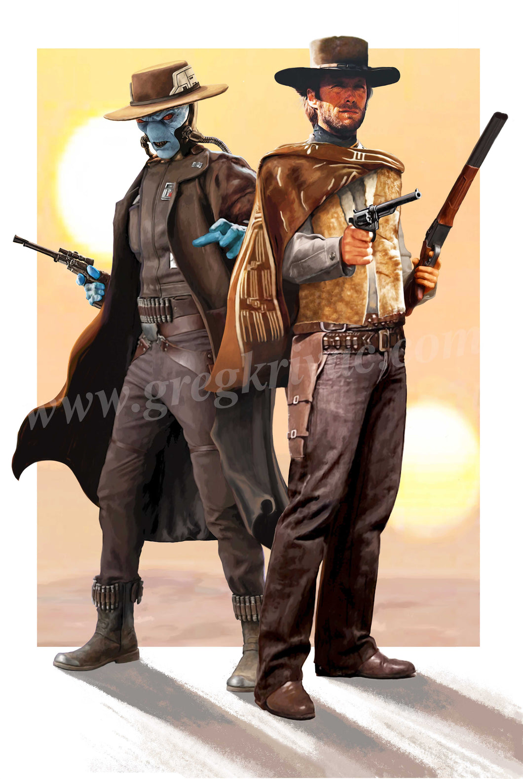 Cad Bane and The Man With No Name