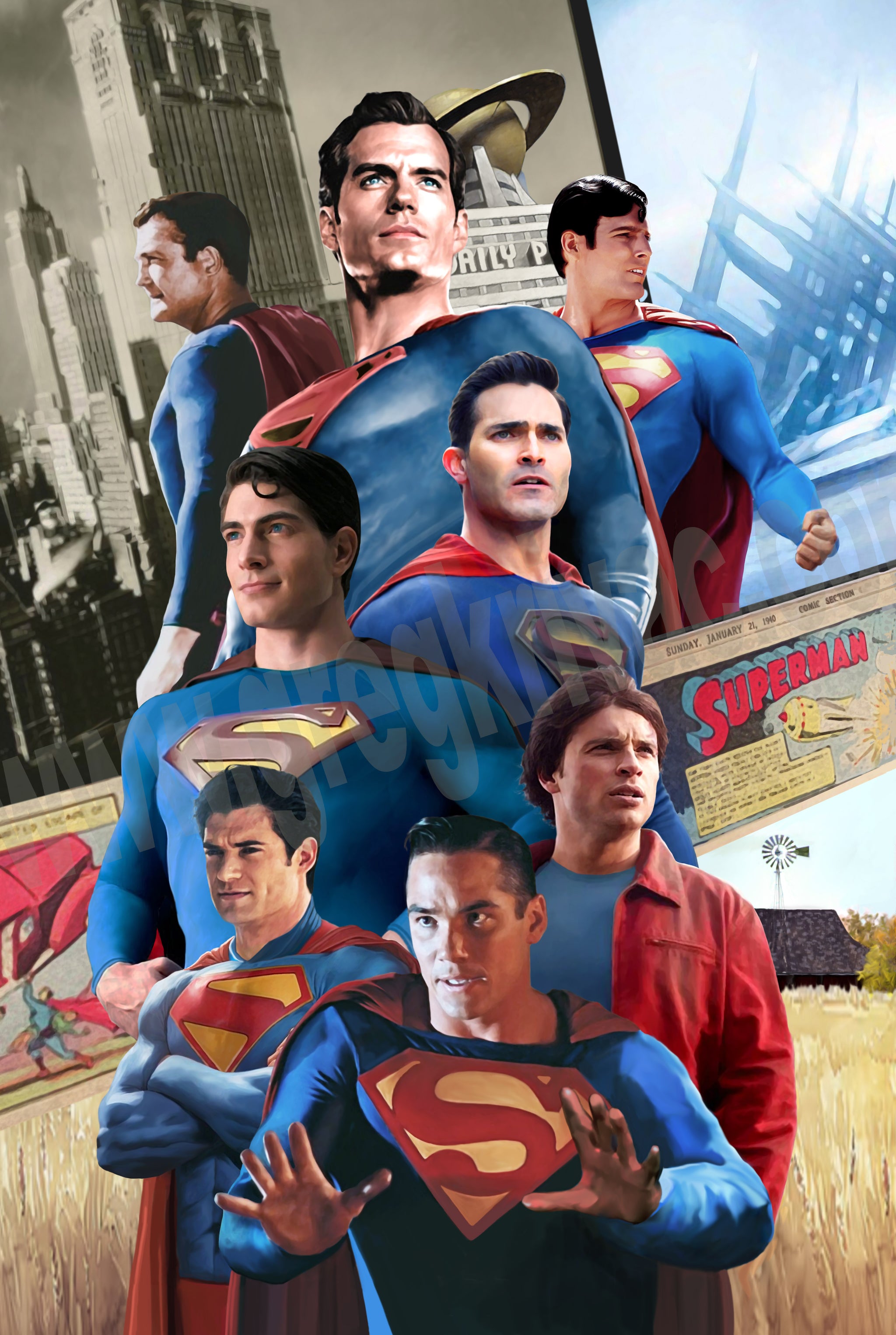 Superman: Legacy – Gregory Krivac Art