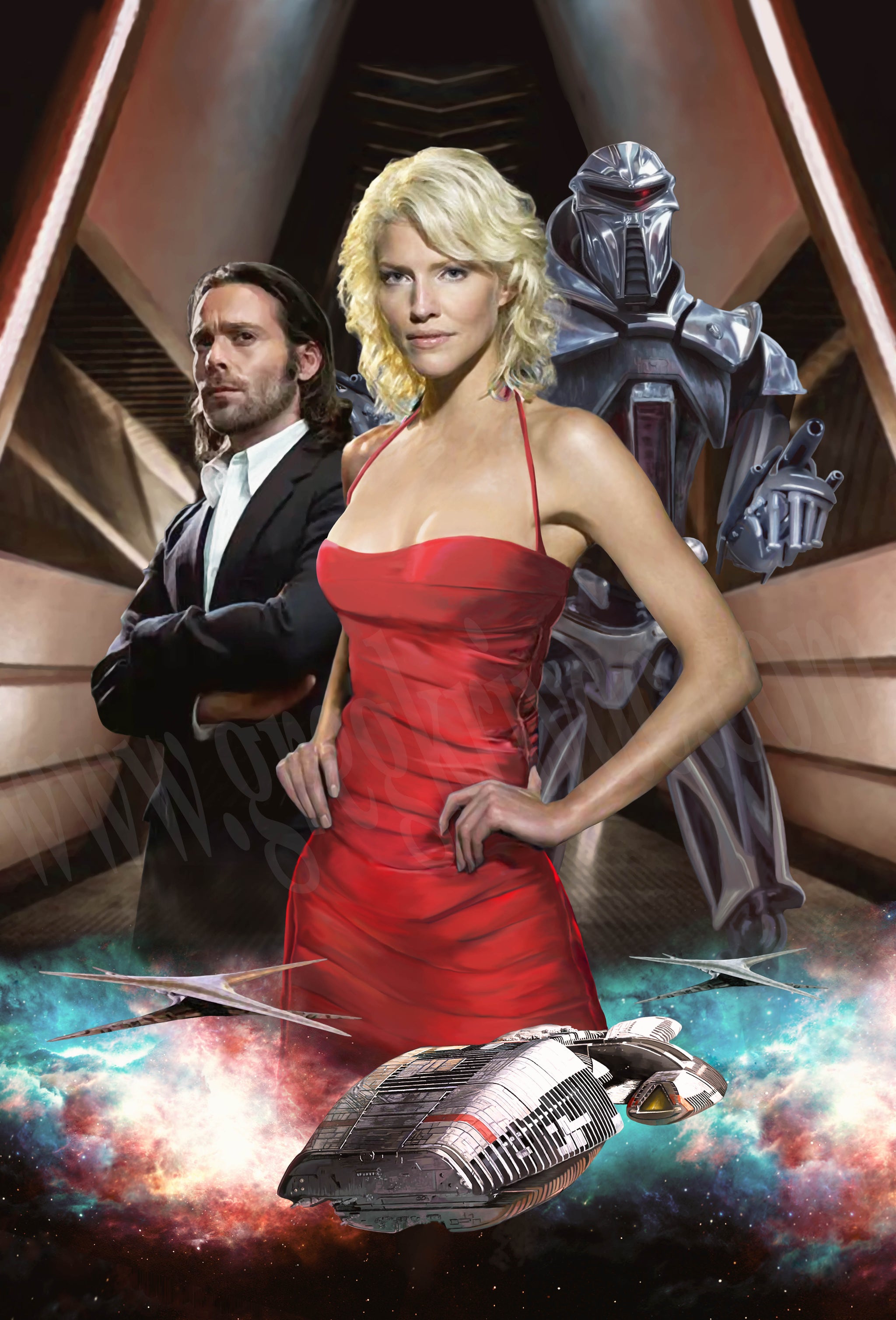 Caprica Six- Battlestar Galactica- Chattanooga Comic Con debut exclusi –  Gregory Krivac Art