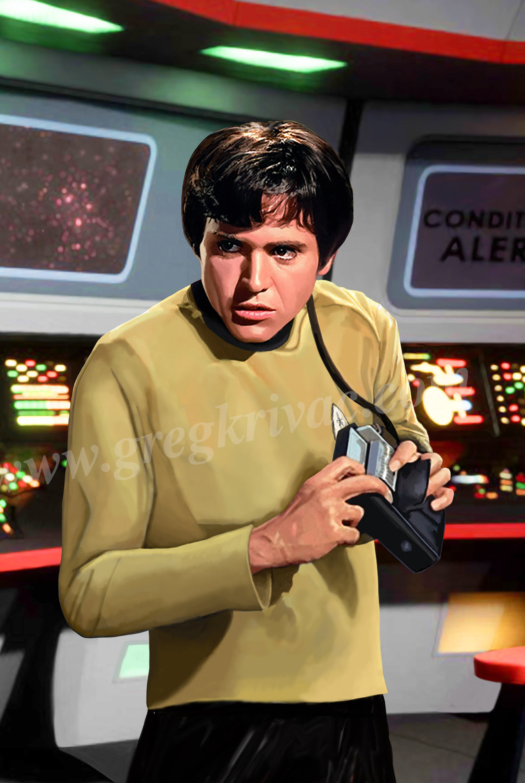 Star Trek: Ensign Pavel Chekov, USS Enterprise-Limited Edition Signed and Numbered