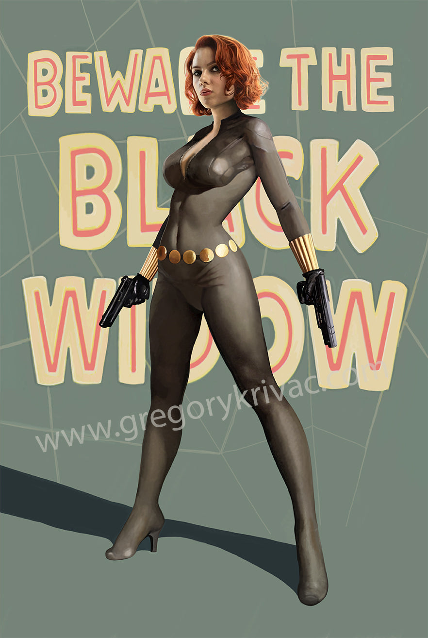 The Black Widow – Gregory Krivac Art