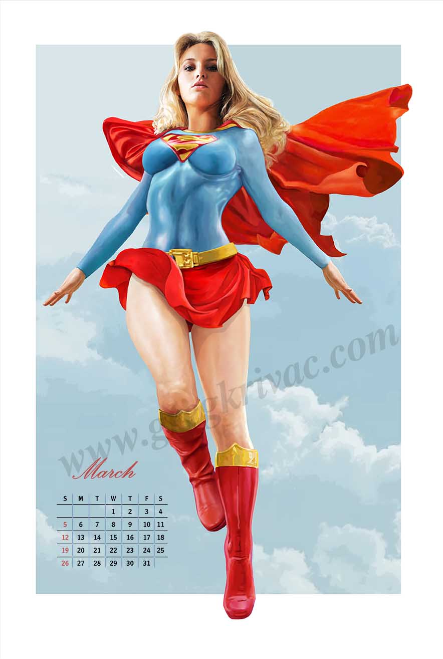 Bombshell Calendar Series: Supergirl