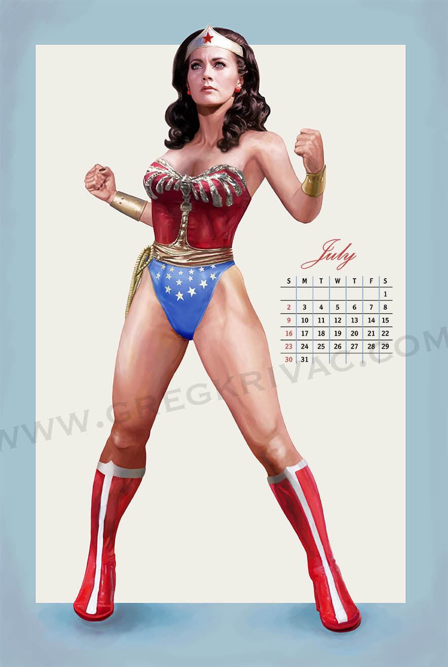 Bombshell Calendar Series: Wonder Woman