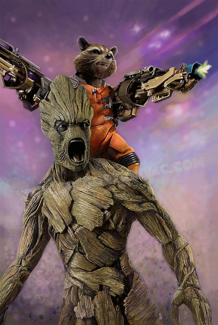 Guardians- Rocket and Groot