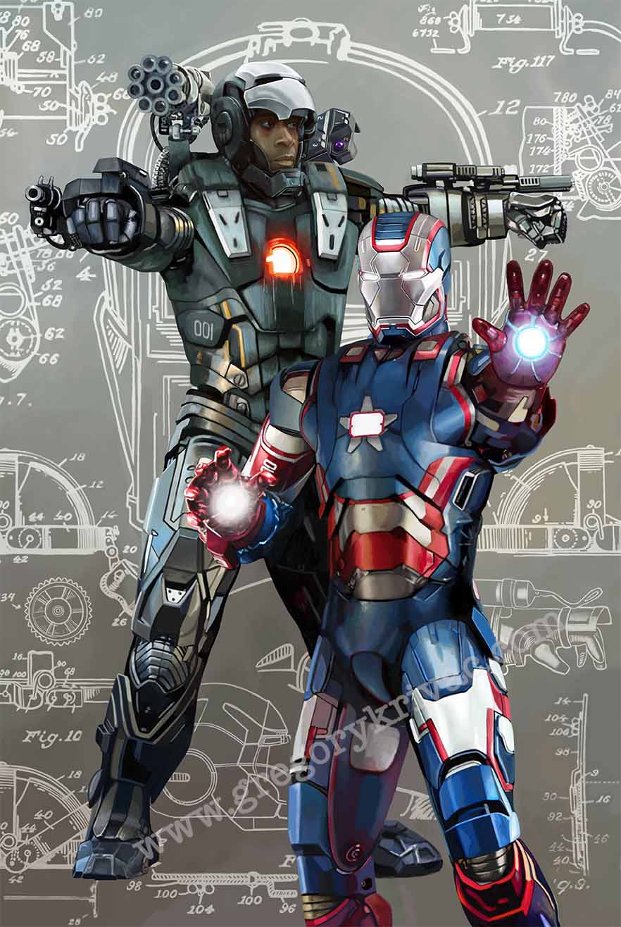 Iron Man Vs Iron Patriot