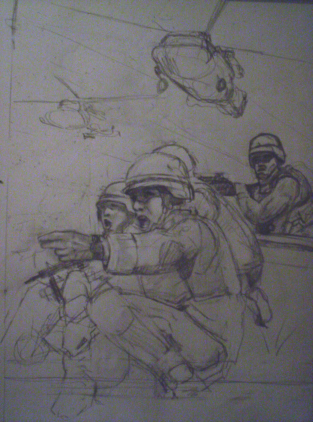 Military sketch