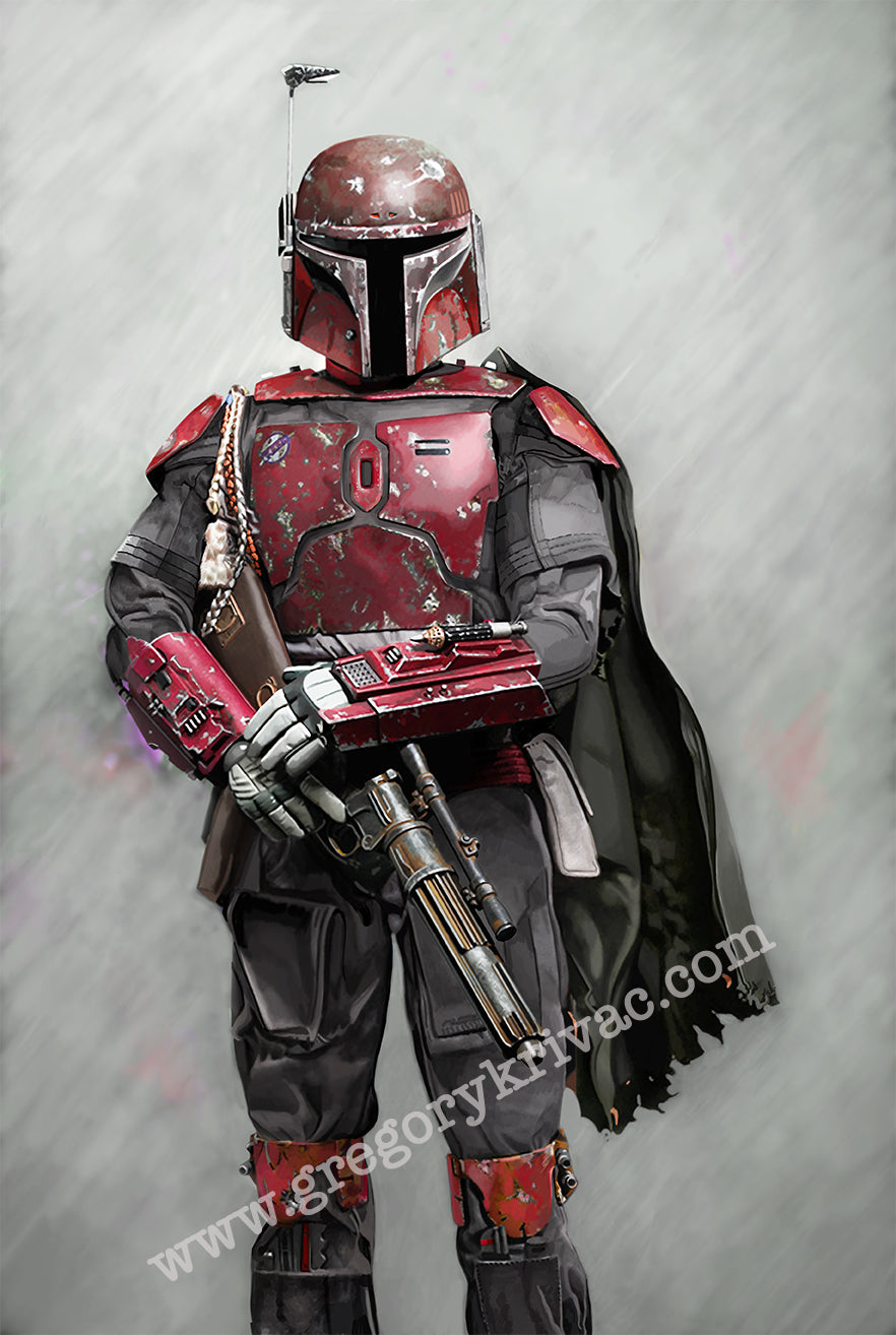 Red Armour Red Mandalorian Armor