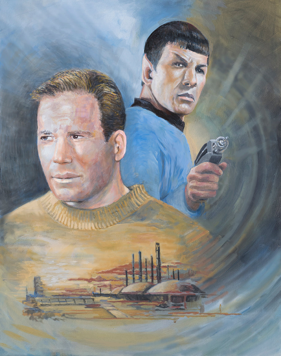 Oil sketch for a star trek painting